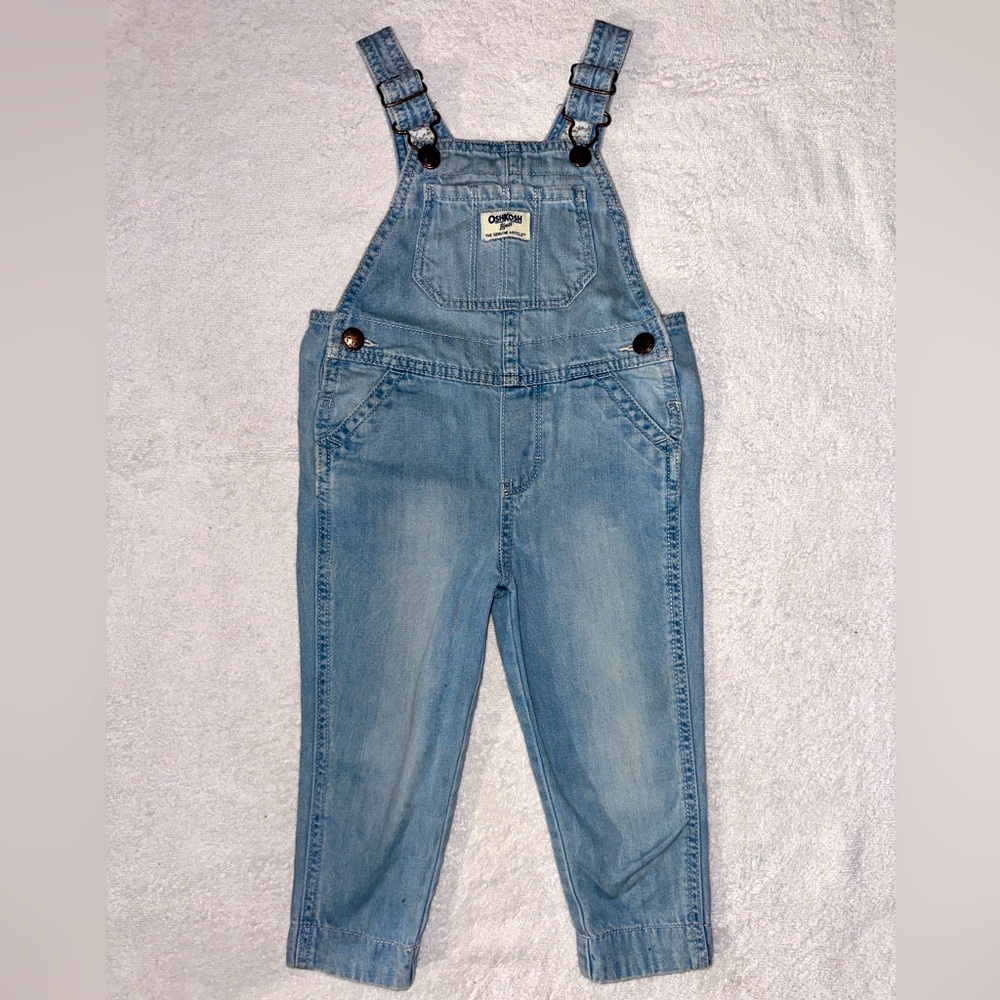 Oshkosh B’gosh Denim Overalls (Size: 2T)
